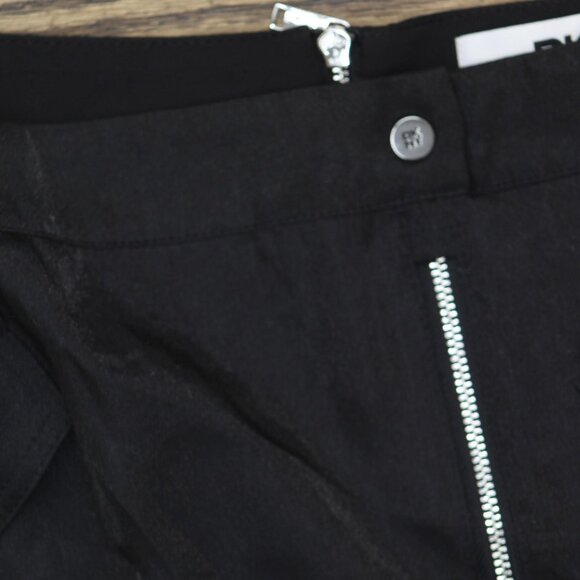 NWT DKNY Womens Organza Cargo Skirt Sheer P4BNUWEN Black 2 - Picture 8 of 9